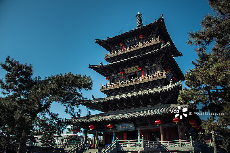 山西省大同市华严寺图片素材