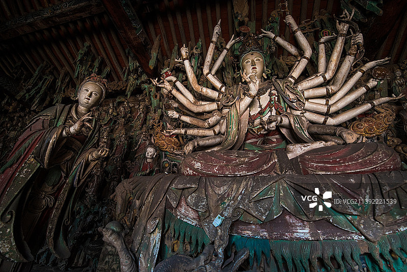 山西省晋中市平遥县双林寺图片素材