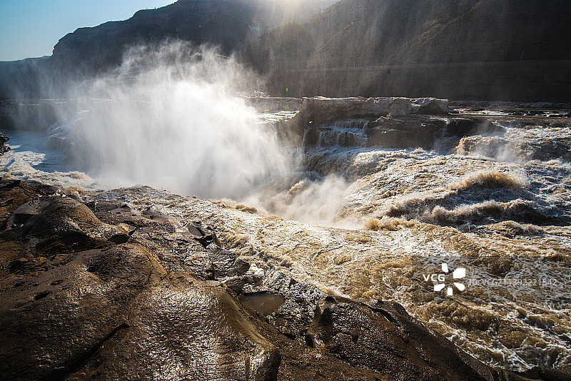 临汾市吉县壶口瀑布图片素材