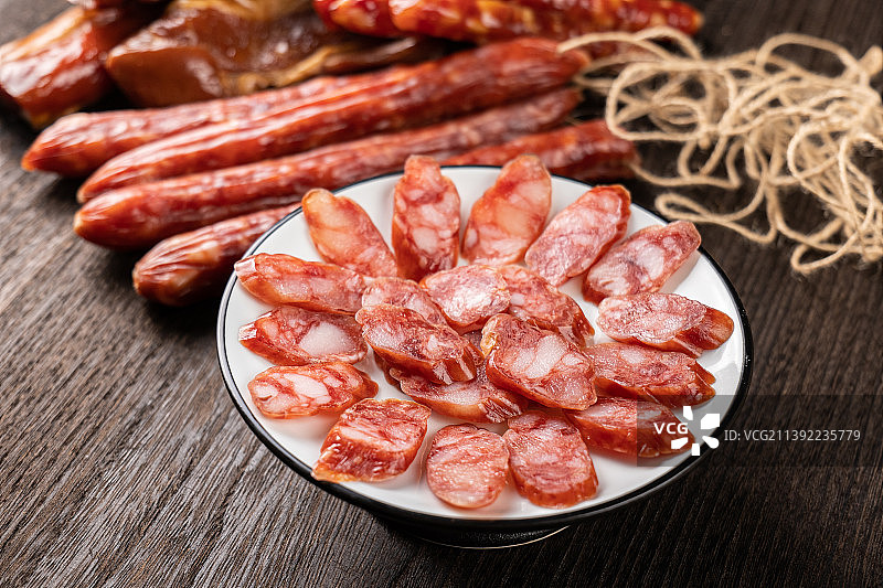 中国传统腊肠图片素材