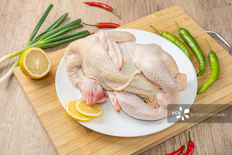 新鲜三黄鸡图片素材