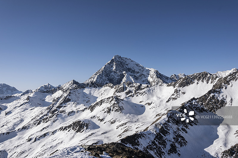 黑水县奥太基雪山图片素材