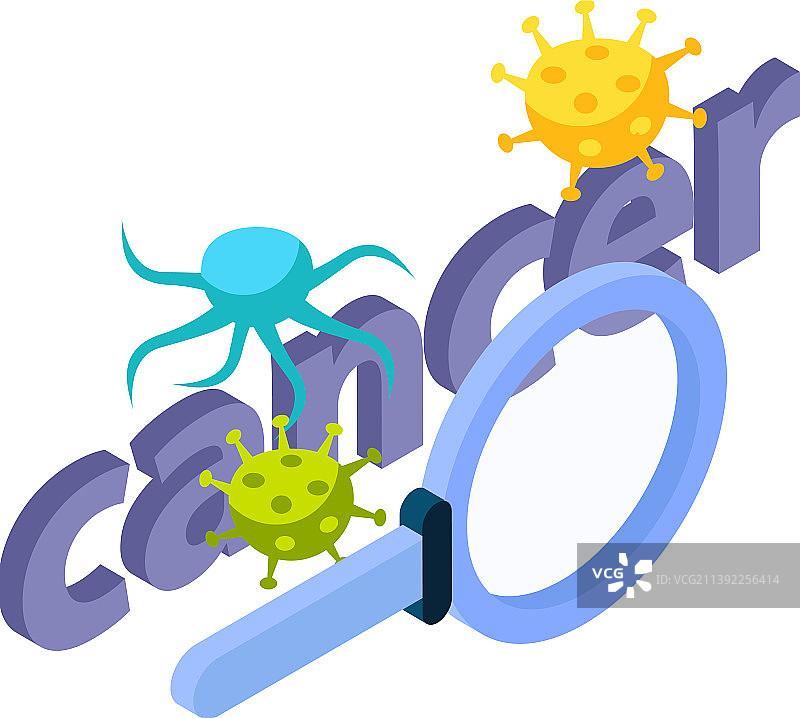 癌细胞文本构成图片素材