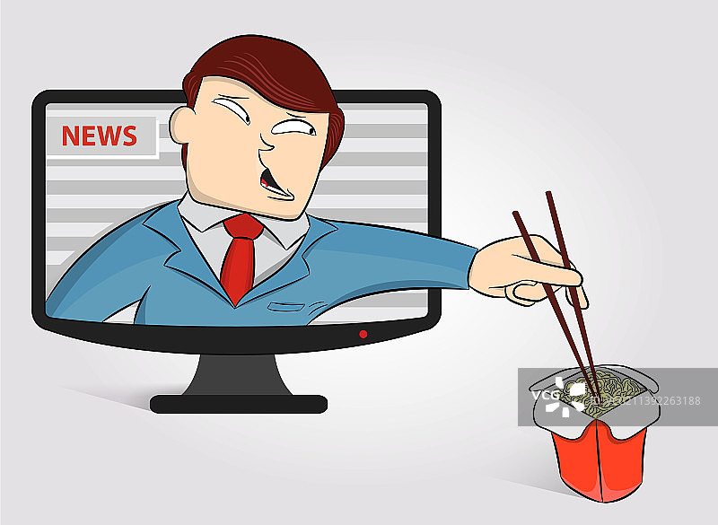 饥饿的主播图片素材