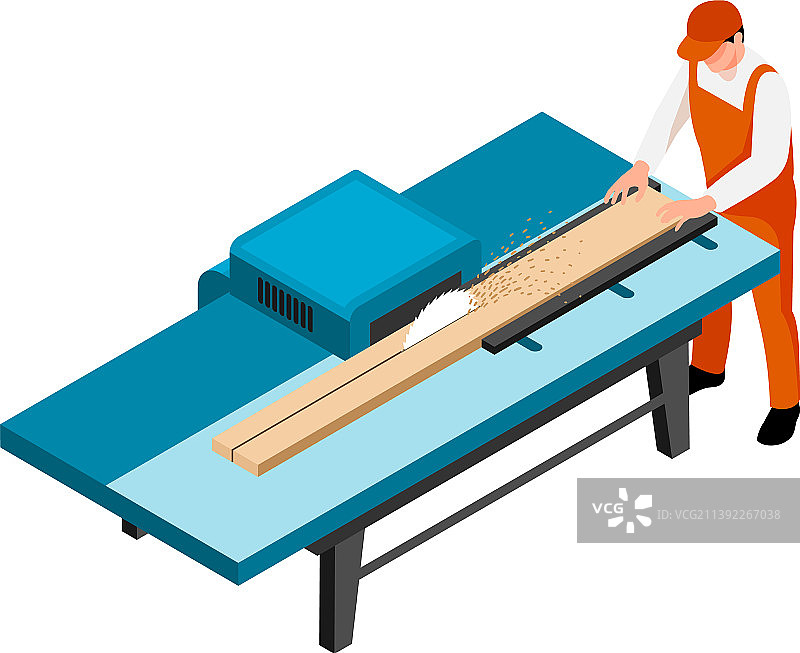 2.5D锯木厂组合图片素材