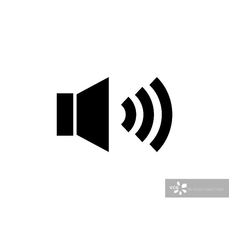 声音和音量扬声器图标图片素材