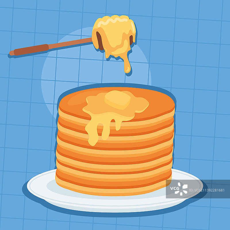 木制工具薄烤饼图片素材