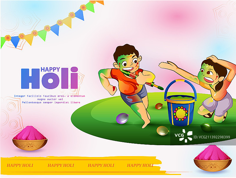 洒红节图片素材