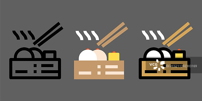 点心美食图标集图片素材