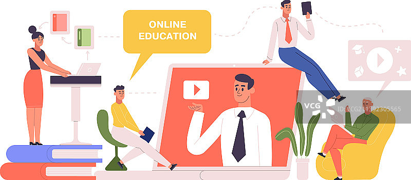 在线学习电子图书馆数字工作坊图片素材