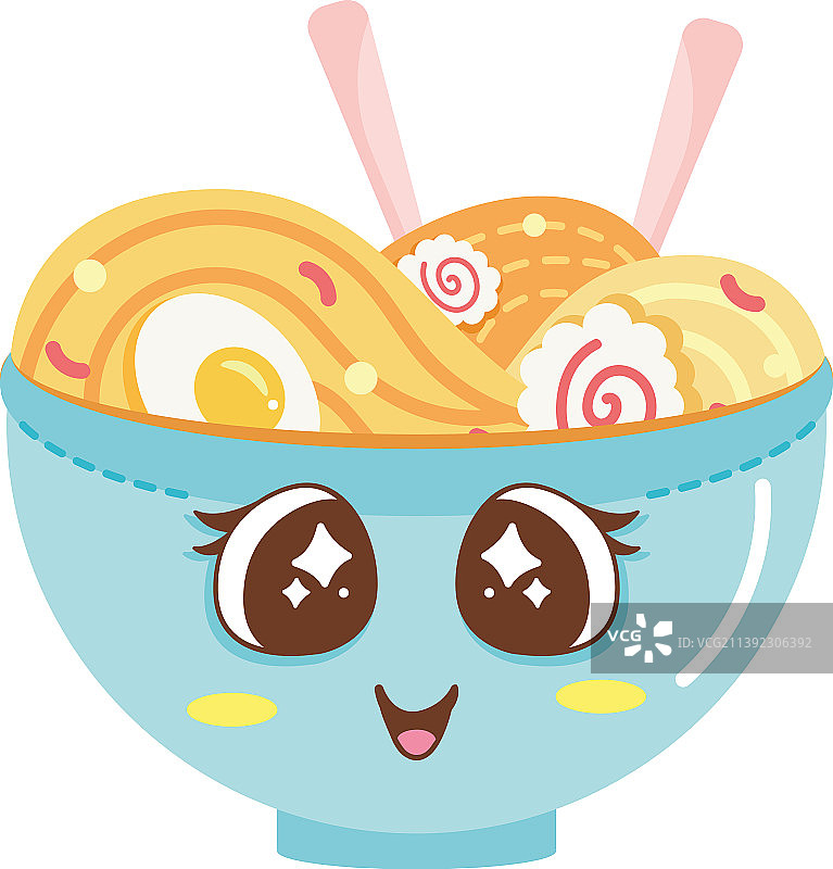 日式可爱炒面图片素材