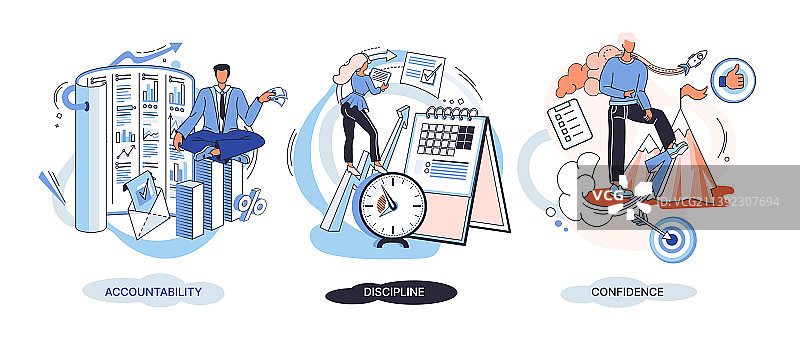 个人品质概念合集图片素材