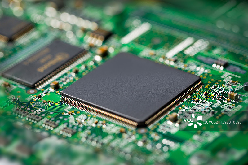 电子元件电脑部件芯片图片素材