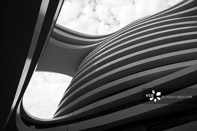 北京银河soho建筑外观图片素材