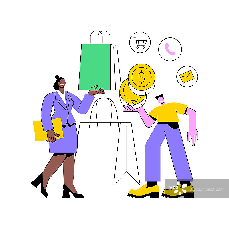 客户抽象概念图片素材