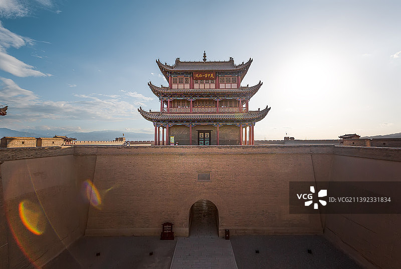 嘉峪关城楼图片素材