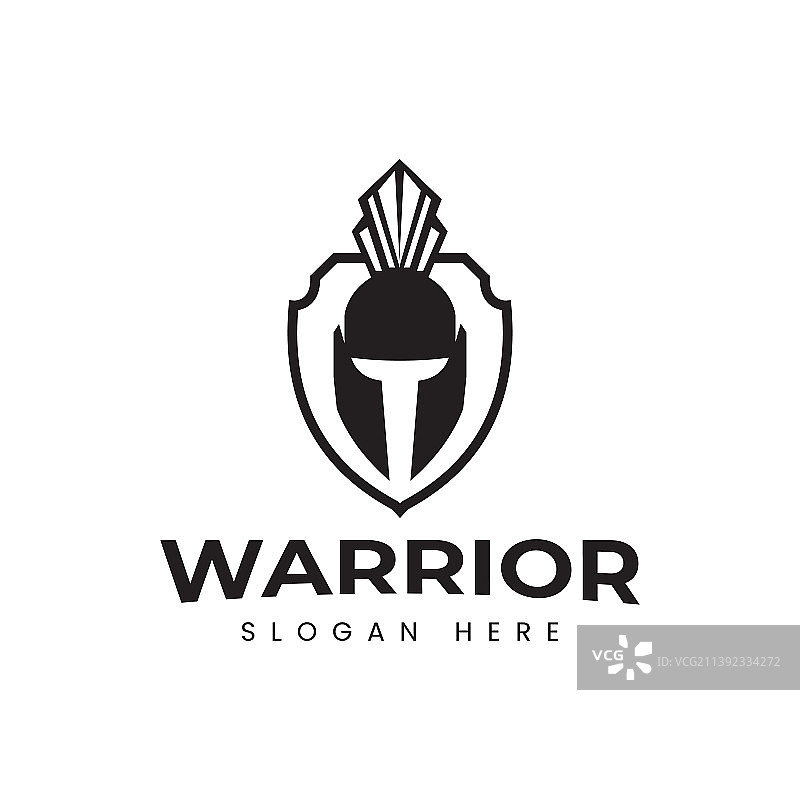 中世纪圣殿骑士头盔logo设计图片素材