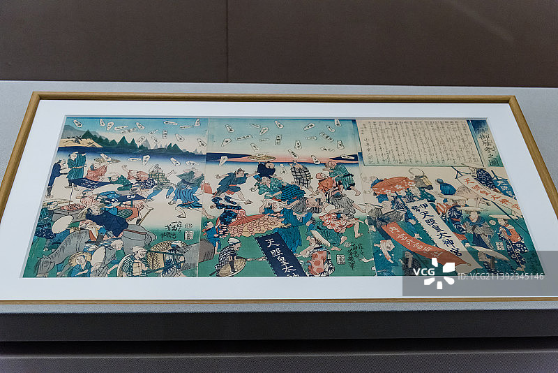 日本应庆三年落合芳儿的丰饶御荫参之图图片素材