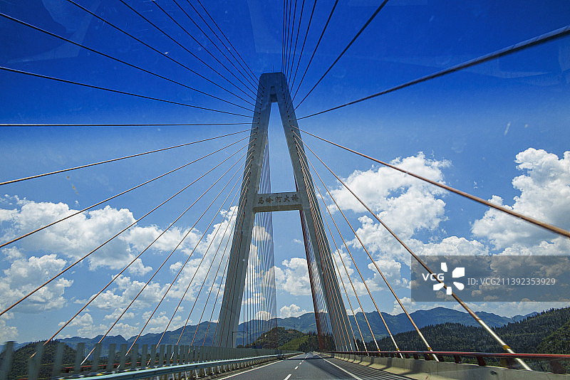 中国贵州黔西南州兴义市马岭河大桥风光图片素材