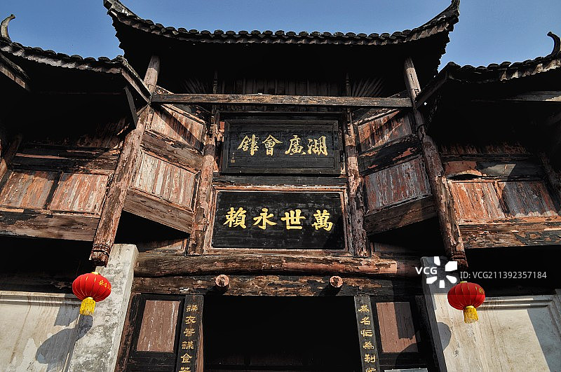 重庆铜梁安居古城湖广会馆图片素材