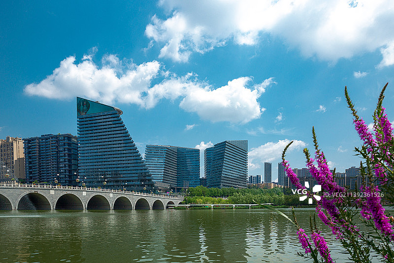 陕西西安曲江池公园图片素材