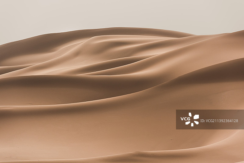 新疆吐鲁番鄯善库木塔格沙漠线条图片素材