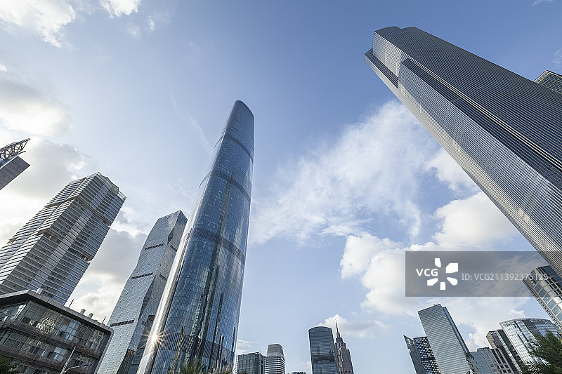 现代城市CBD建筑群图片素材