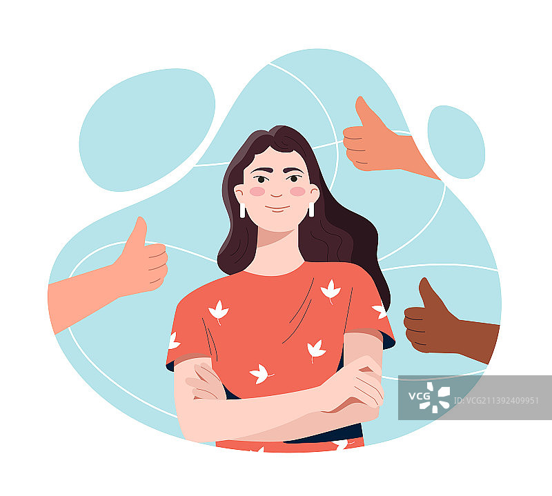 公众认可概念图片素材