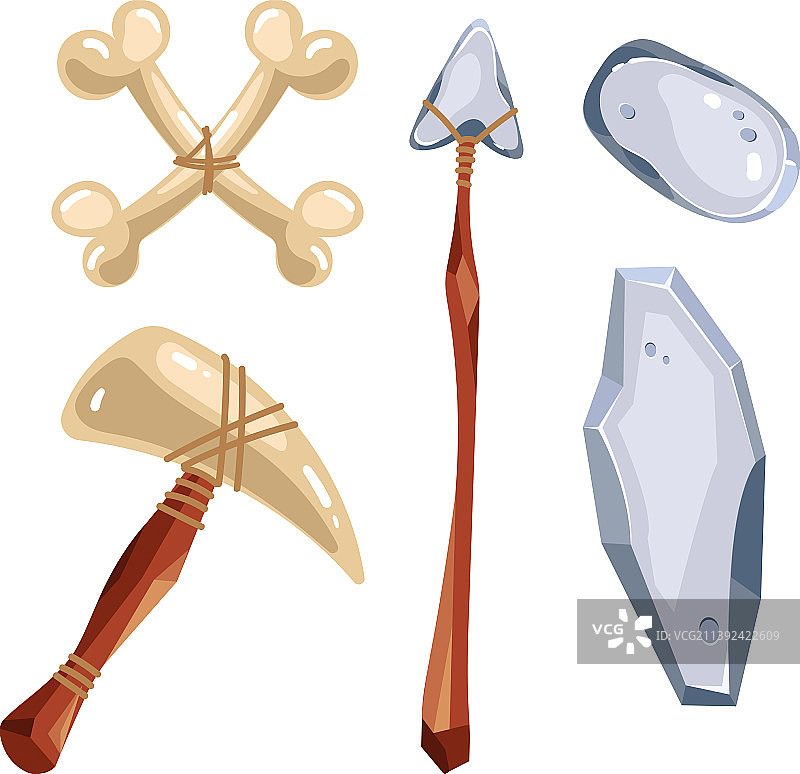 史前考古文物武器图片素材