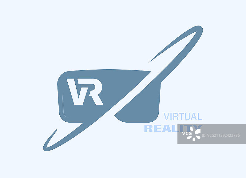 VR虚拟现实Logo图标图片素材