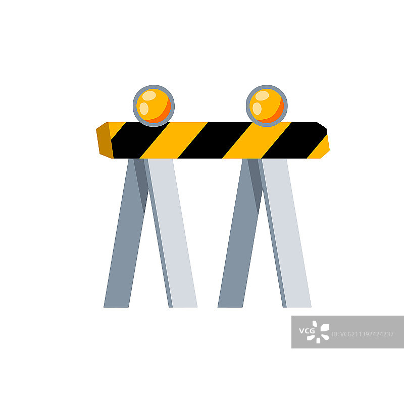 道路障碍停车围栏图片素材