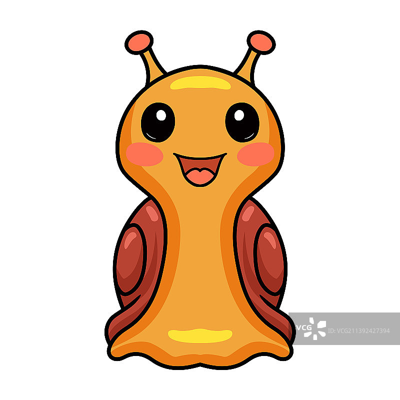 可爱的小蜗牛卡通形象图片素材