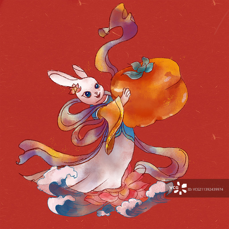 事事如意兔图片素材