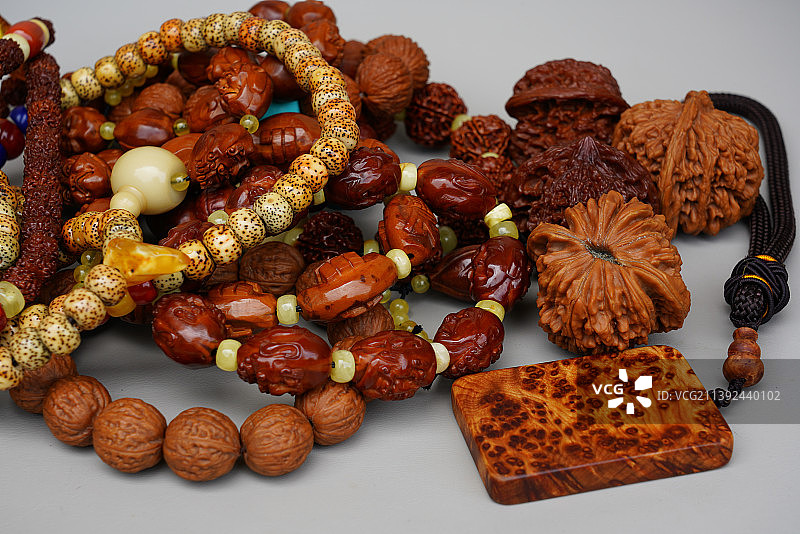 文玩盘玩效果 红润有光泽图片素材