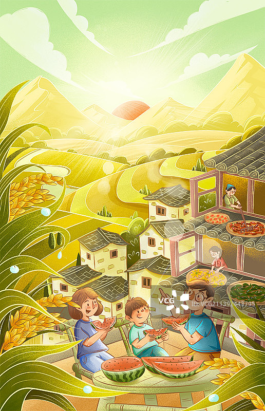 二十四节气之立秋图片素材