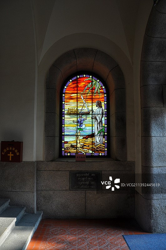 青岛江苏路基督教堂图片素材