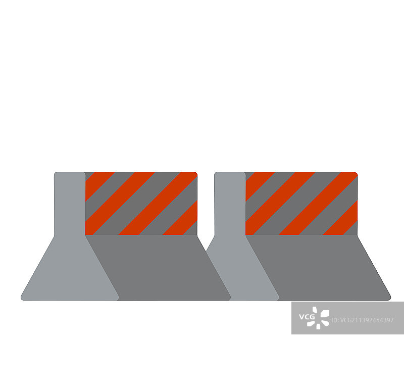 高速公路围栏路障图片素材