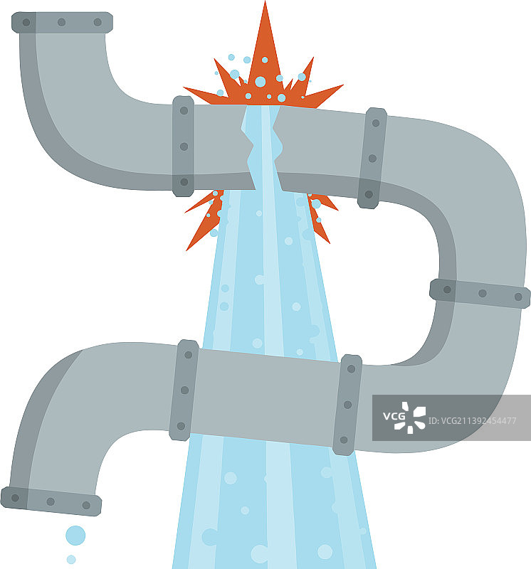 用于污水和供水的钢管图片素材