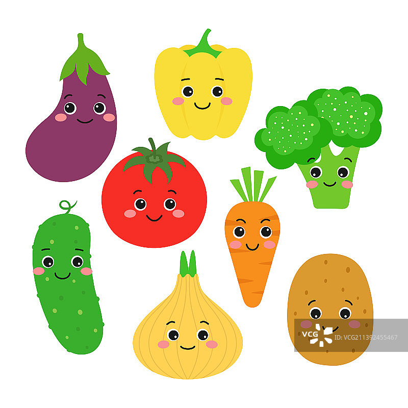 卡通蔬菜素材图片素材