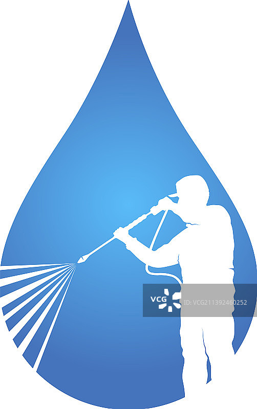 水滴背景上的垫圈与工具图片素材