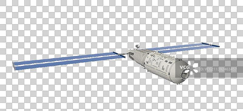 中国空间站问天试验舱图片素材