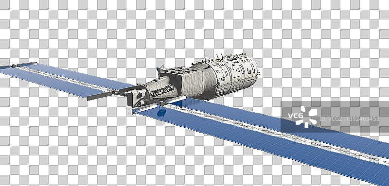 中国空间站问天试验舱图片素材