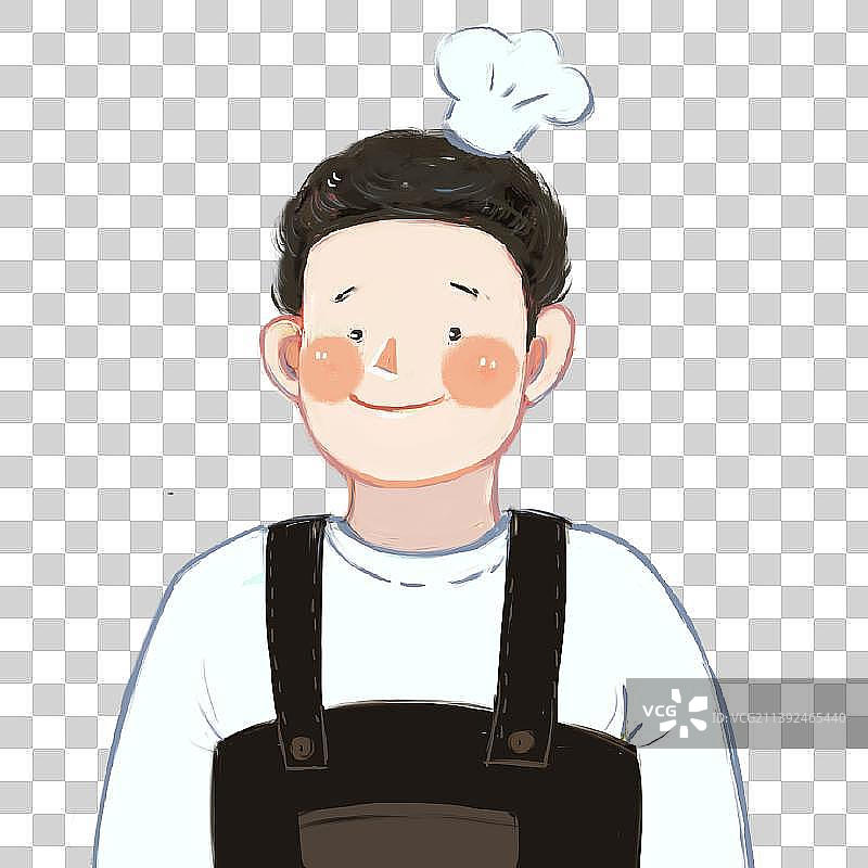厨师男生头像图片素材