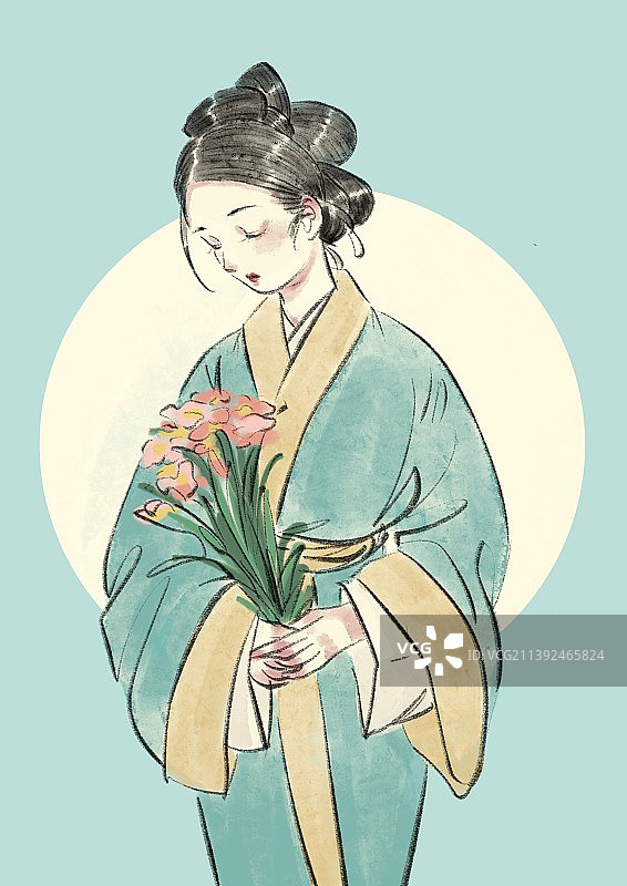 古风女性图片素材