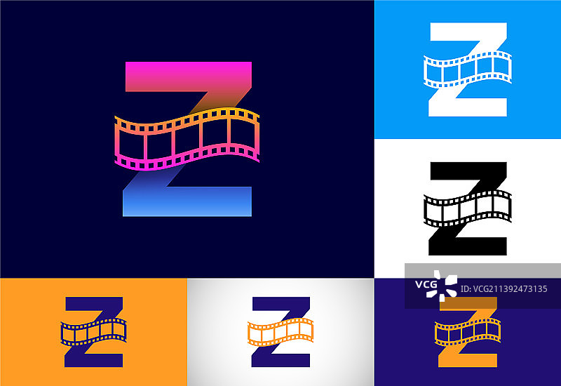 字母Z花押字 лого设计图片素材