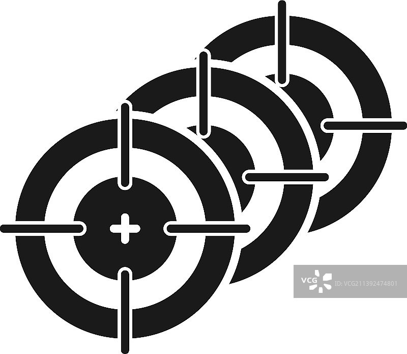 黑白商务目标系列图片素材