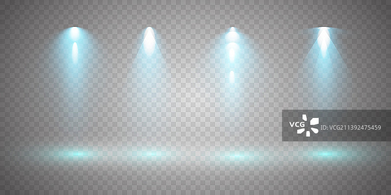 聚光灯场景光效图片素材