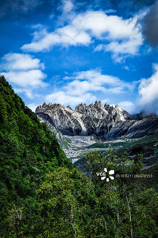 康定木格措图片素材