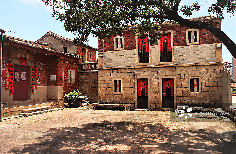 泉州泉港区后龙镇土坑村古建筑群图片素材
