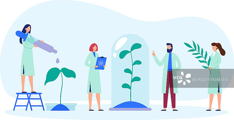 研究实验室科学家研究图片素材